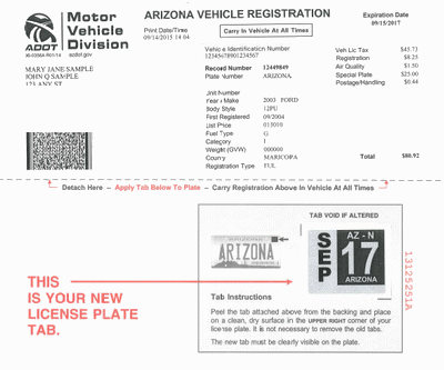 Vehicle Registration Example
