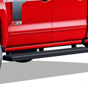 Truck Mod Step Bar on Red Truck